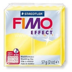 Modelinas Fimo effect 56g. Skaidrus, geltonas