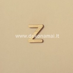 Medinė raidė 2cm, "Z"