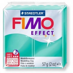Modelinas Fimo effect 56g. Skaidrus, žalias