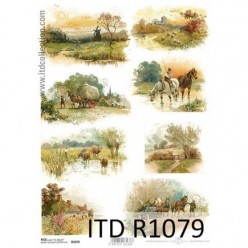 Ryžinis popierius ITD A4