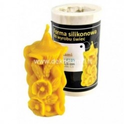 Silikoninė forma Cilindras Su Aguonomis, aukštis 9.5cm
