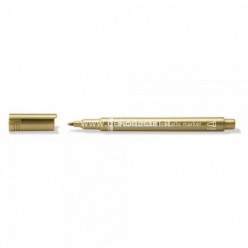 Markeris Metallic, auksinis 1-2mm