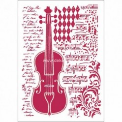 Trafaretas 21x29.7cm, muzika