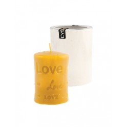 Silikoninė forma Cilindras Love, aukštis 9cm