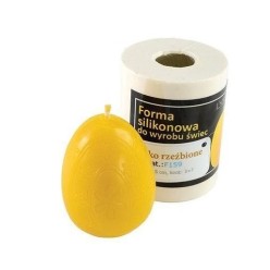 Silikoninė forma Kiaušinis su ornamentais, aukštis 6.5cm
