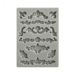 Silikoninė forma 10.5x14.8cm, ornamentai