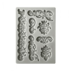 Silikoninė forma 10.5x14.8cm, ornamentai