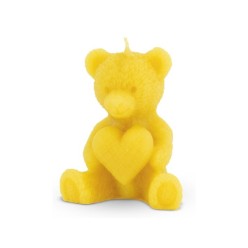 Silikoninė forma Meškiukas su širdele, aukštis 6.4cm