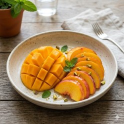 Kvapusis aliejus žvakėms, 10ml, Mango ir persikas