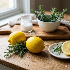 Kvapusis aliejus žvakėms, 10ml, Citrina ir rozmarinas